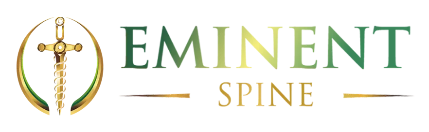 Logo featuring a gold cross with a serpent wrapped around it, set against a background of multi-colored horizontal stripes.