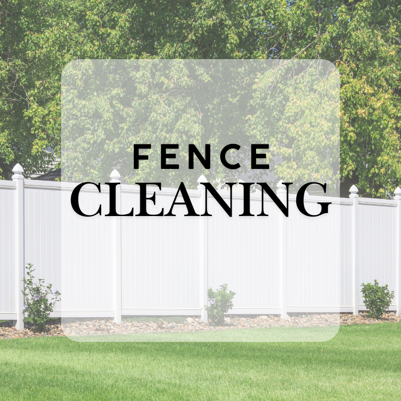 FENCE CLEANING is an easy, immediate curb appeal boost! Whether you have a vinyl fence or a wood fence, Petersen will clean the panels and posts on both sides and remove any staining so that your fence no longer looks frightening!