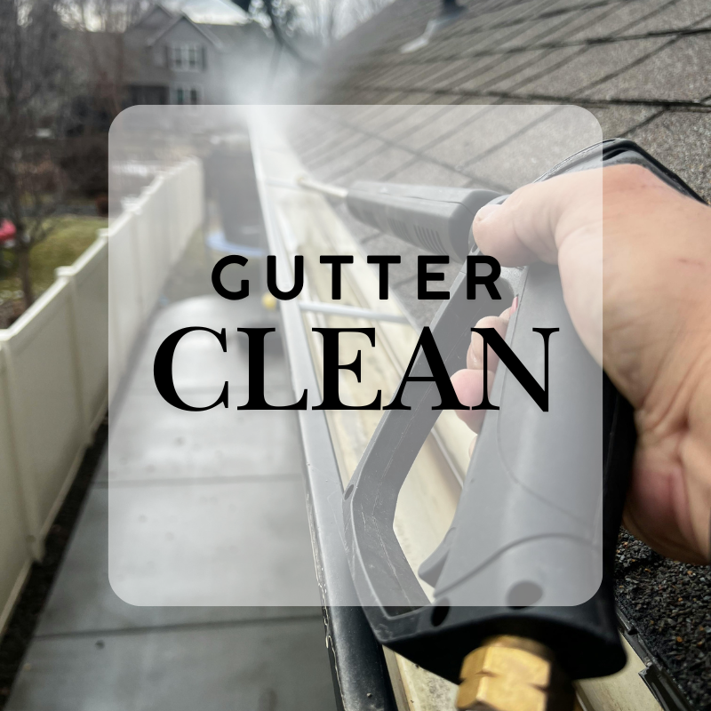 GUTTER CLEANING is an essential seasonal service that protects your property from damage. Clogged gutters can cause leaks, stains, warping, and collapse. The Petersen techs can spray out your gutters, clean up and remove the debris, and ensure that y