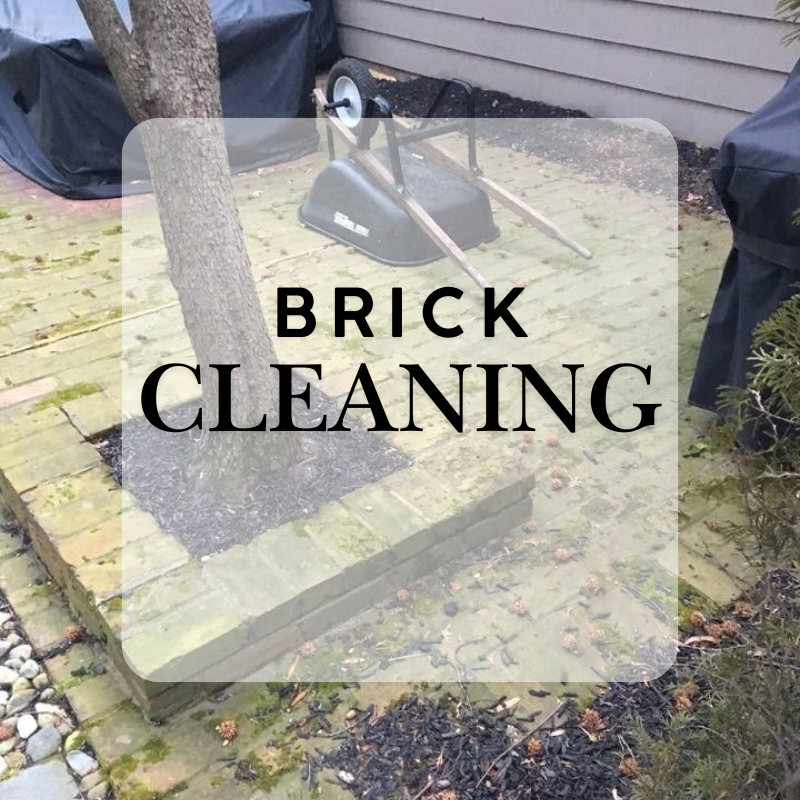 BRICK CLEANING is an important part of refreshing your home's exterior this season. Mildew, moss and other environmental surface coatings can make your brick look green and slimy. The Petersen crew will restore your brick to its former glory, removin