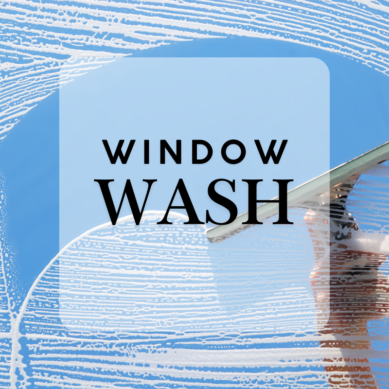 EXTERIOR WINDOW WASHING safely removes dirt, pollen, mold, mildew, and organic matter from exterior glass surfaces, leaving an inviting, streak-free shine that instantly boosts curb appeal. 