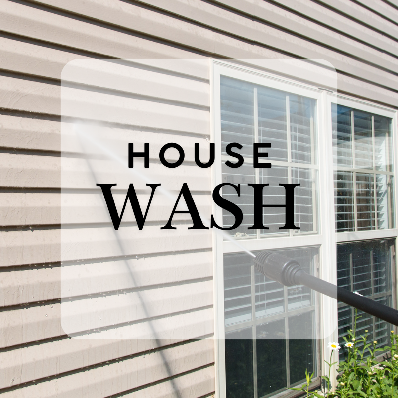 HOUSE WASHING safely removes organic and inorganic staining from vinyl siding, aluminum siding, stucco, concrete, and other materials. 

Our safe soft washing technique removes mold, mildew, dirt, dust, allergens, and stains from rust, tobacco, coppe