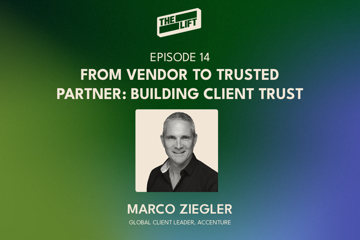 Episode 14 - From Vendor to Trusted Partner: Marco Ziegler on Building Client Trust