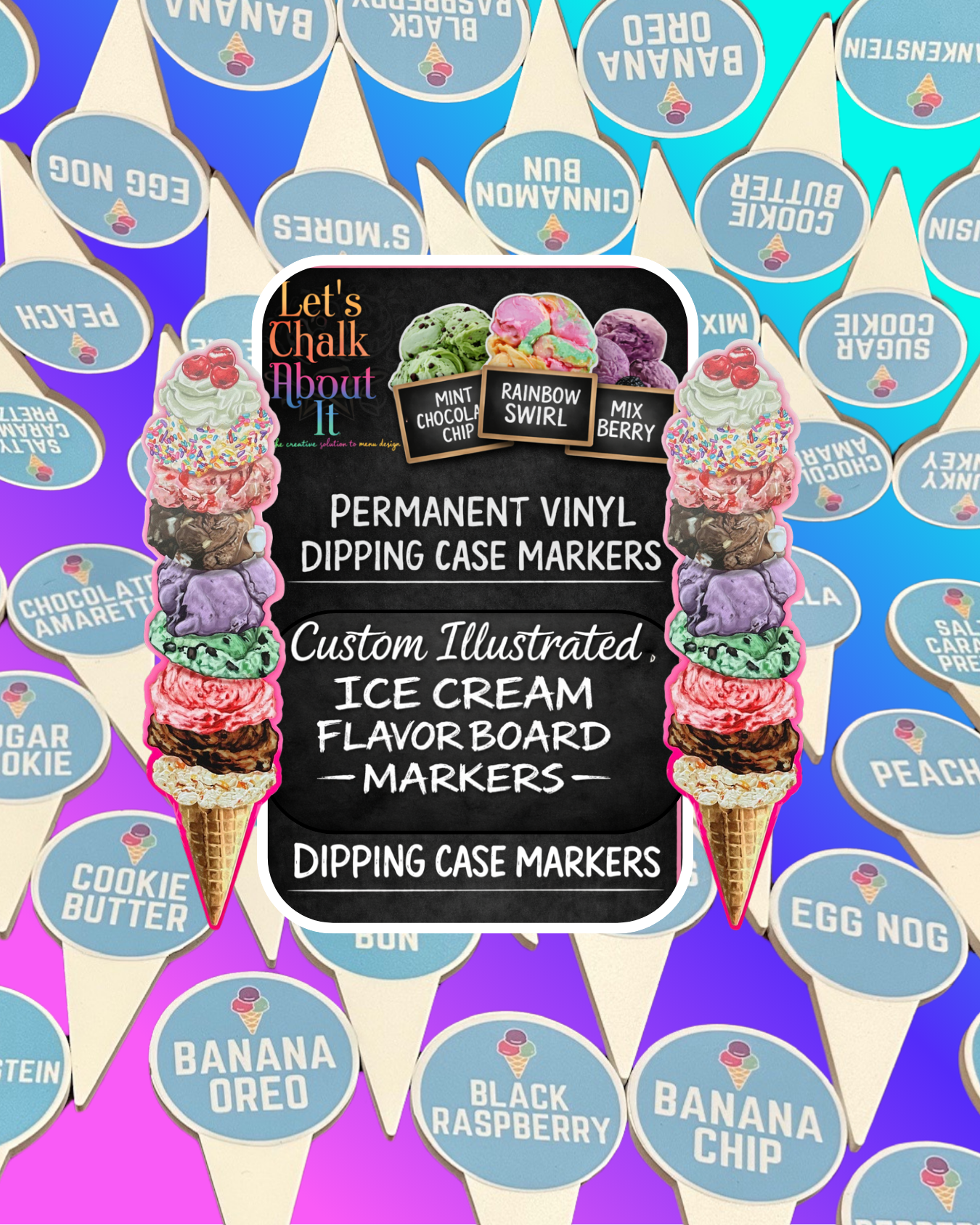 Itemized magnetic Signs & markers