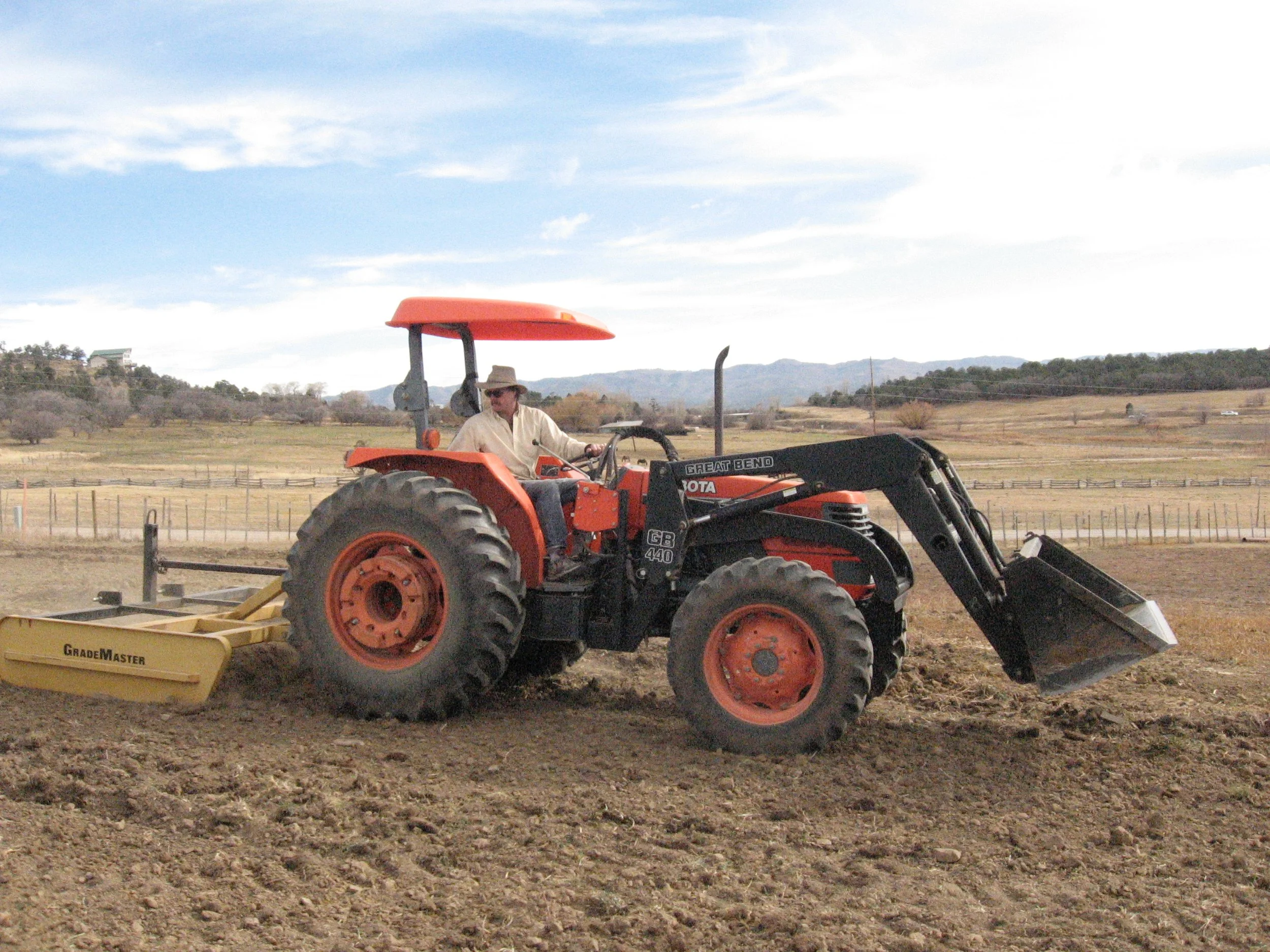 Jack working the pasture.