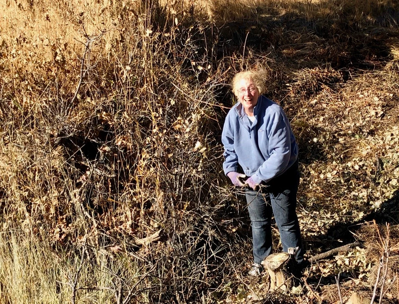 Becky always hard at work.