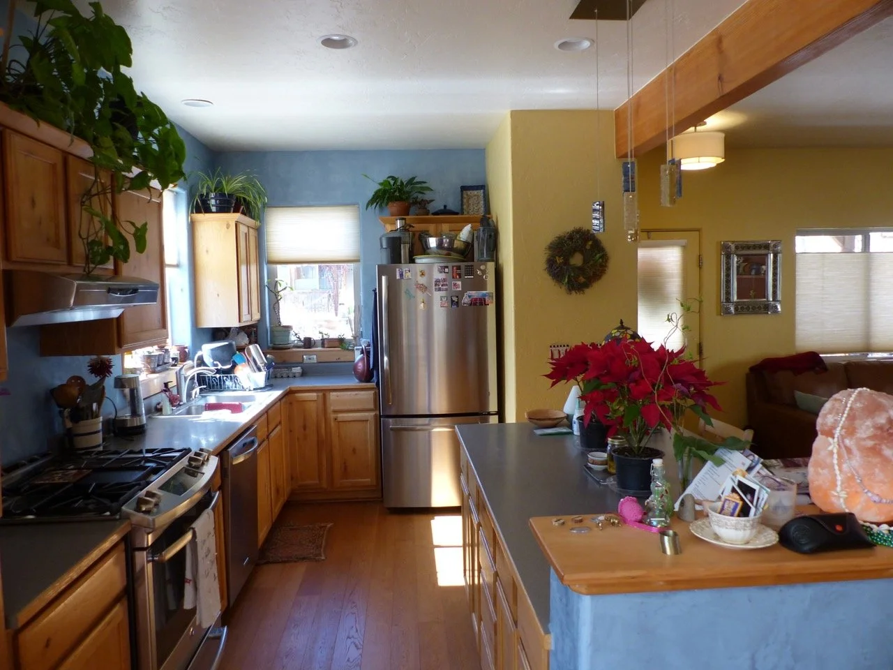 Being passive solar, all of our homes are bright and sunny.