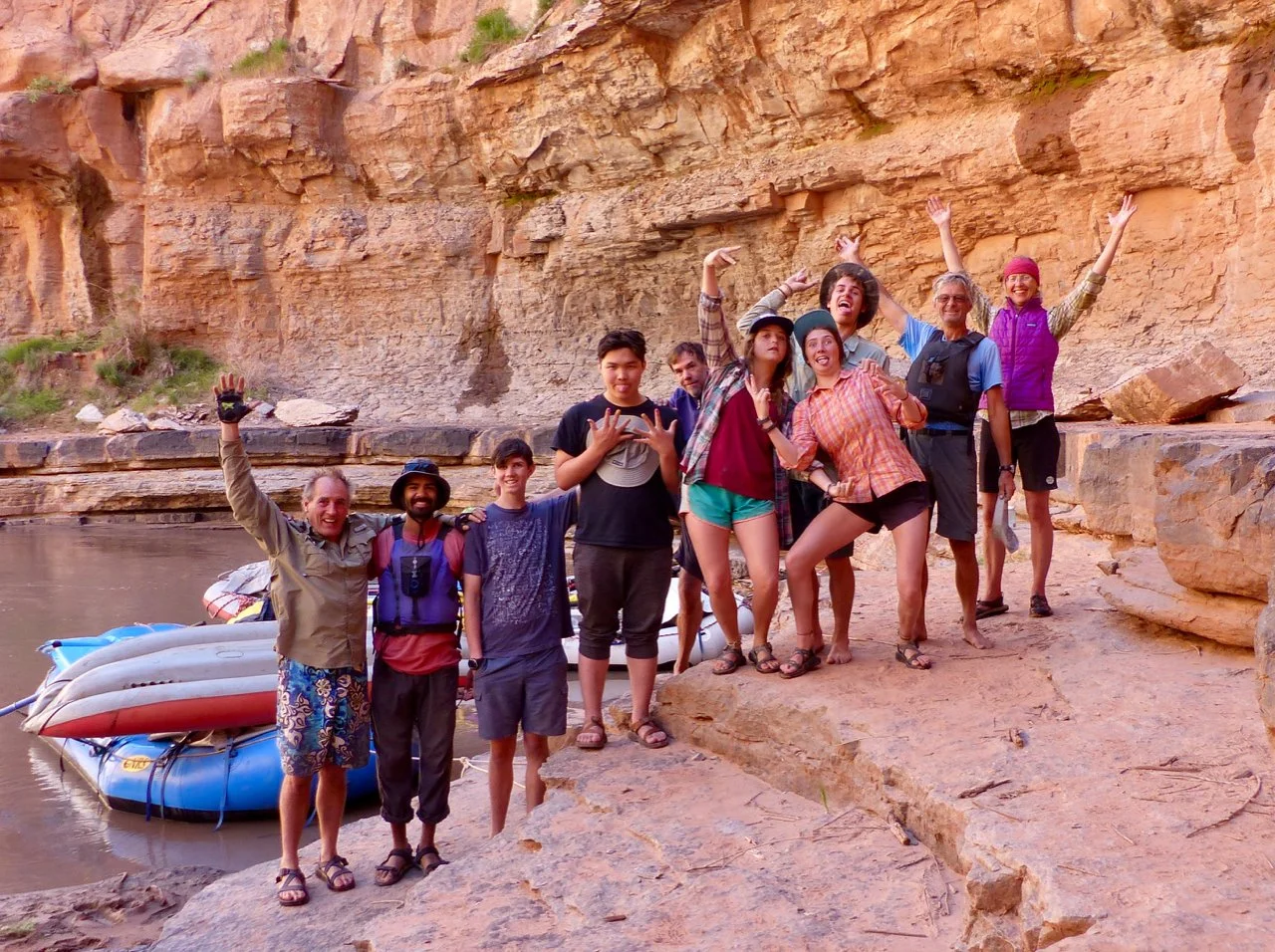 Rafting the nearby San Juan River.