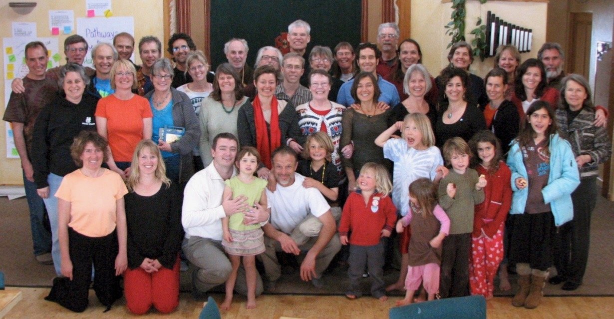 The gang's all here, at our annual retreat.