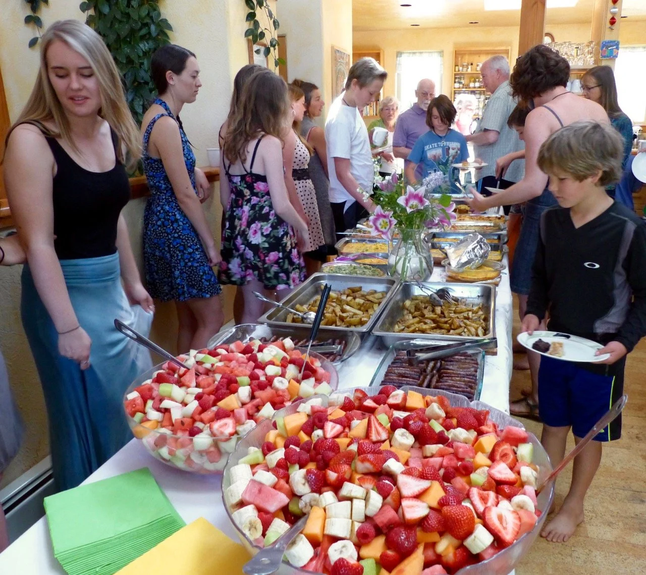 Serving up another amazing spread for Sunday brunch.