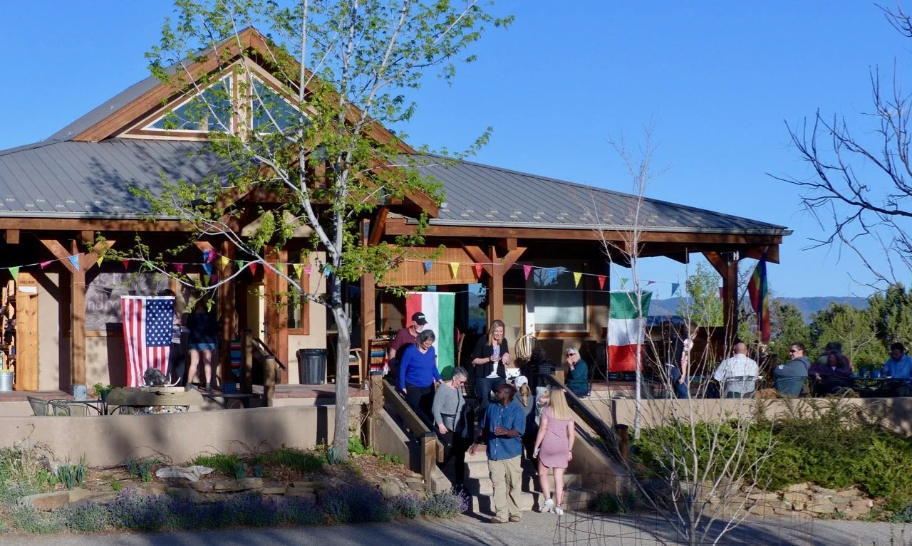 Hosting a Rotary exchange student party at the common house.