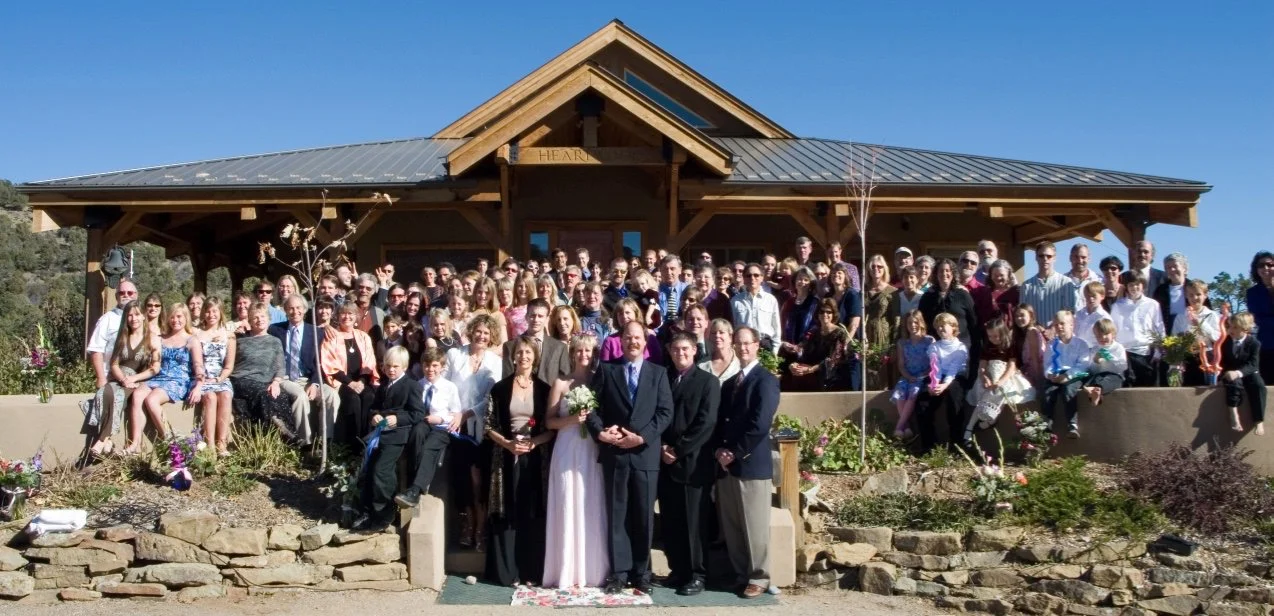 Ronda and Jack's wedding at the common house.