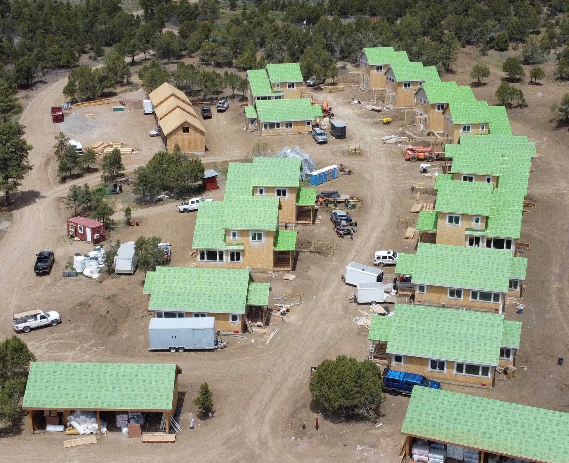 14 new homes under construction.