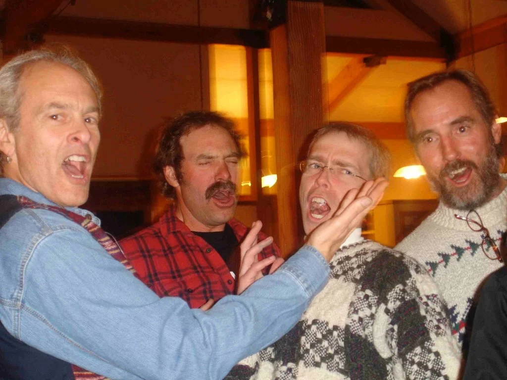 Singing our hearts out.