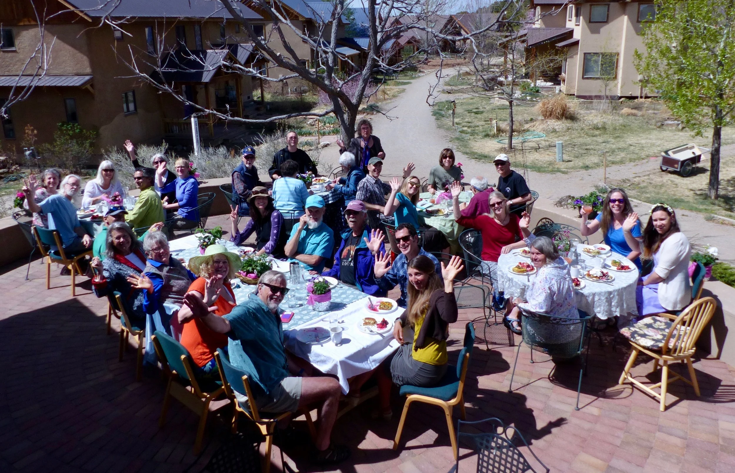 Morning hello from Sunday brunch.