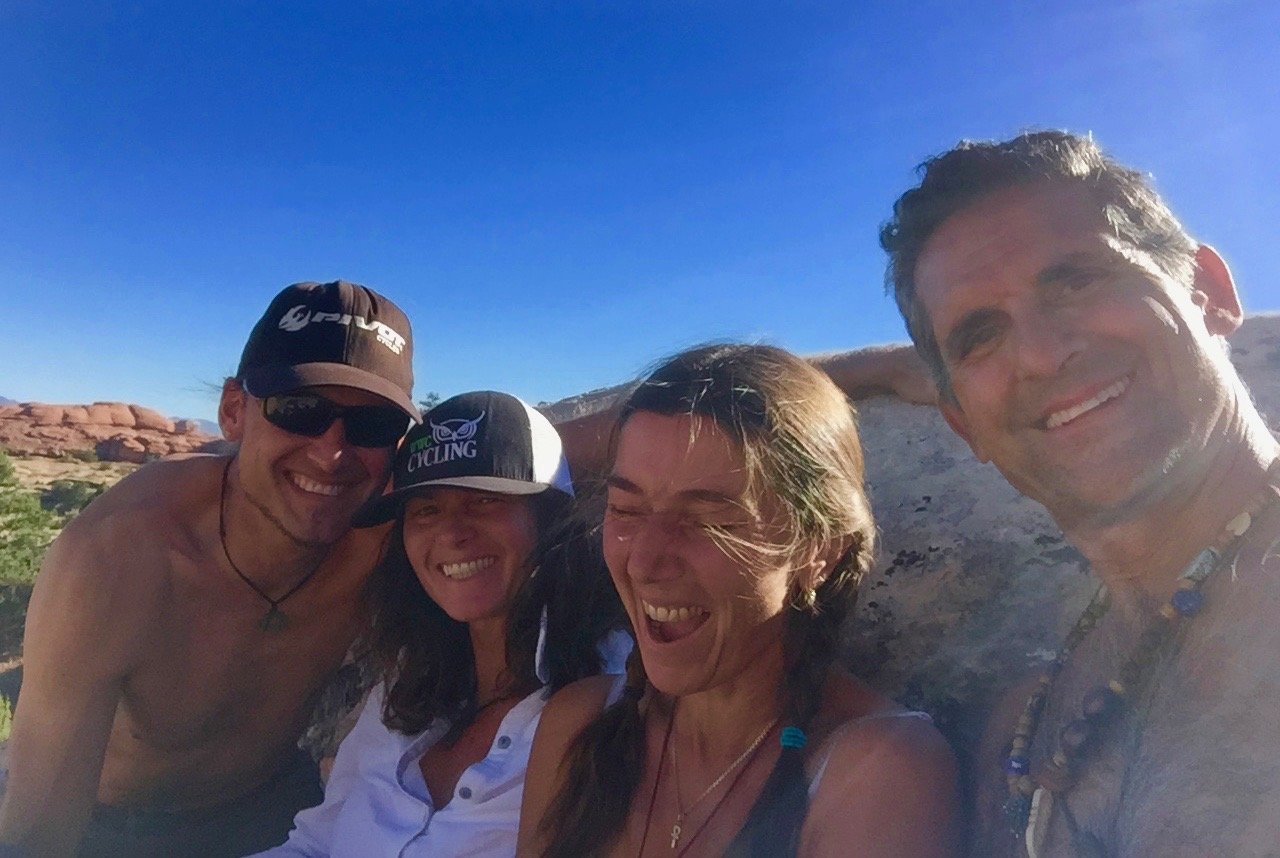 Mark, Katie, Isa, and Tom