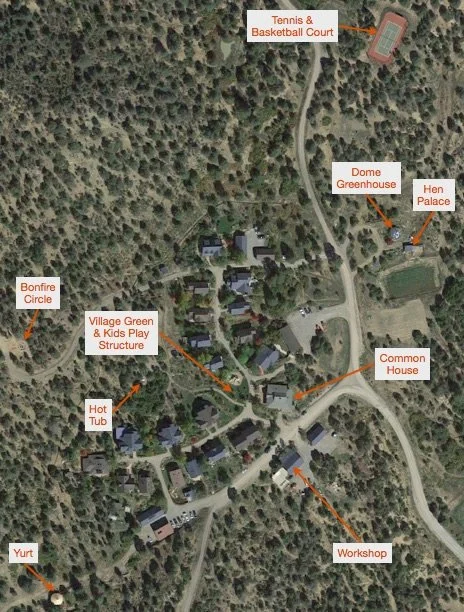 Heartwood housing cluster. We also have approximately 330 acres of additional open space outside of this satellite photo.