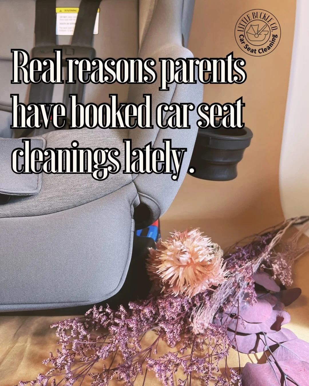 Relate to any of these? 
  Your car seats might be ready for a reset too. 💚

📍Pickup &amp; delivery in NKY/Cincinnati
🫧 Manual-led + manufacturer-guided cleaning
🌿 No harsh chemicals

#mom #clean #carseatcleaning #relatable #kentucky