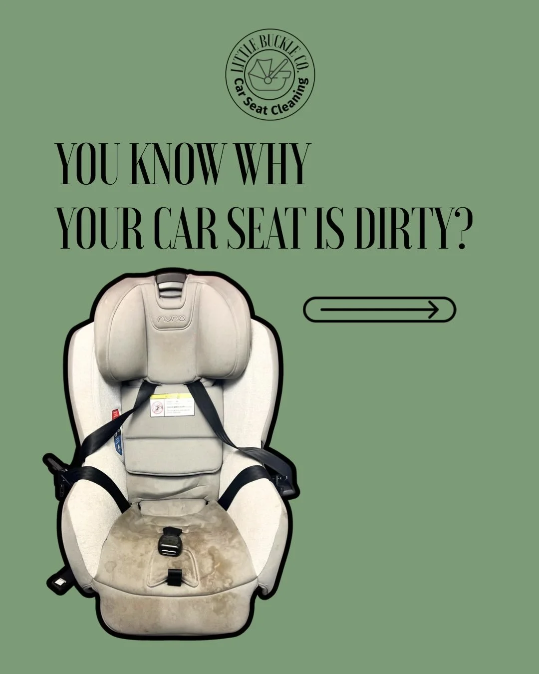 You know why your car seat is dirty?

Not because you&rsquo;re lazy.
Not because you don&rsquo;t care.

It&rsquo;s probably because you&rsquo;ve been busy being an incredible mom.

You&rsquo;ve been packing lunches, making appointments, wiping tears,