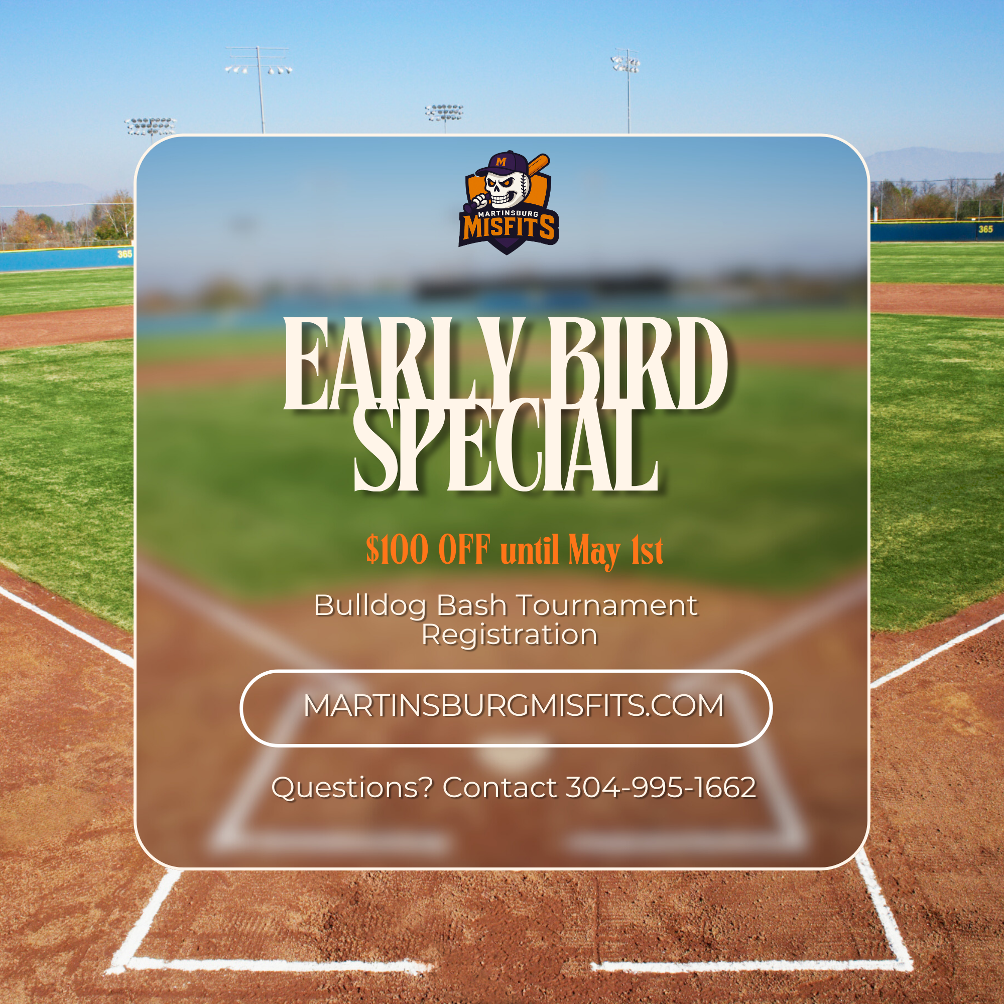 Bulldog Bash Tournament — Early Bird Special Until May 1st