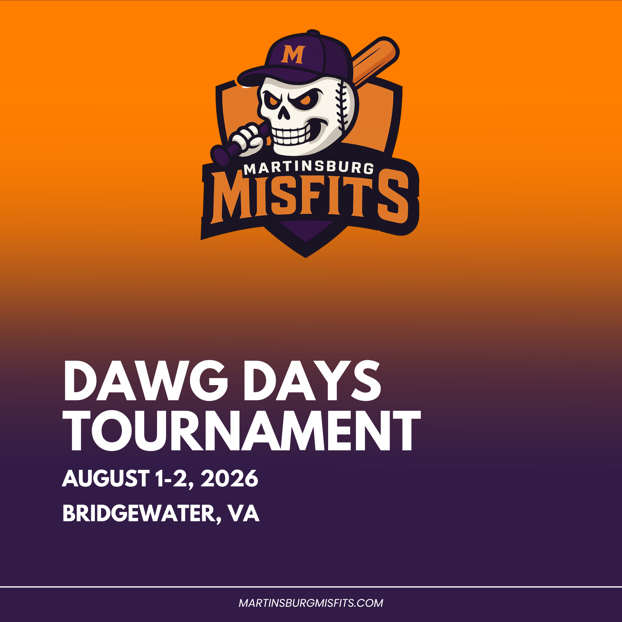 Martinsburg Misfits headed to Dawg Days! August 1–2 | Bridgewater, VA