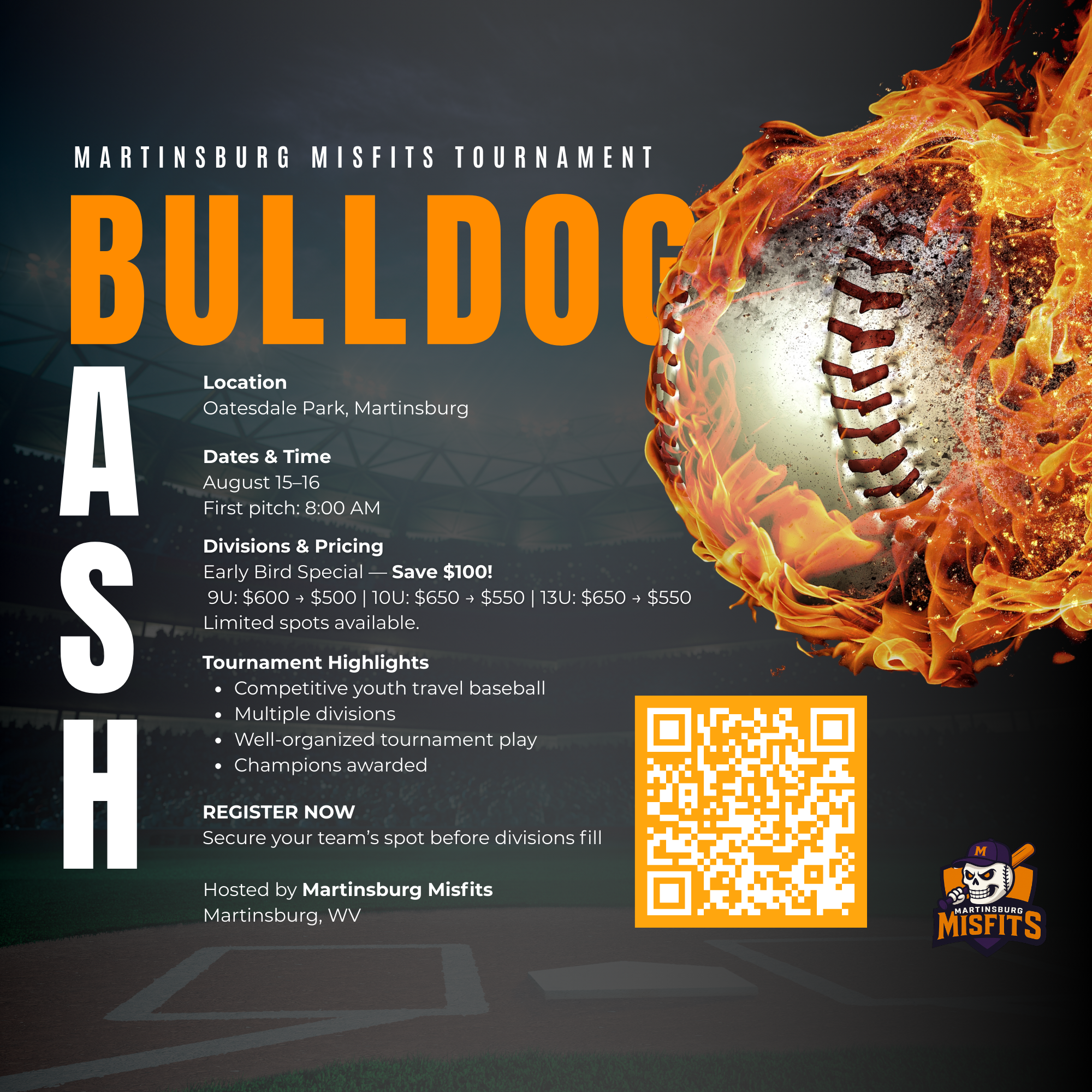 Bulldog Bash Tournament — Registration Now Open