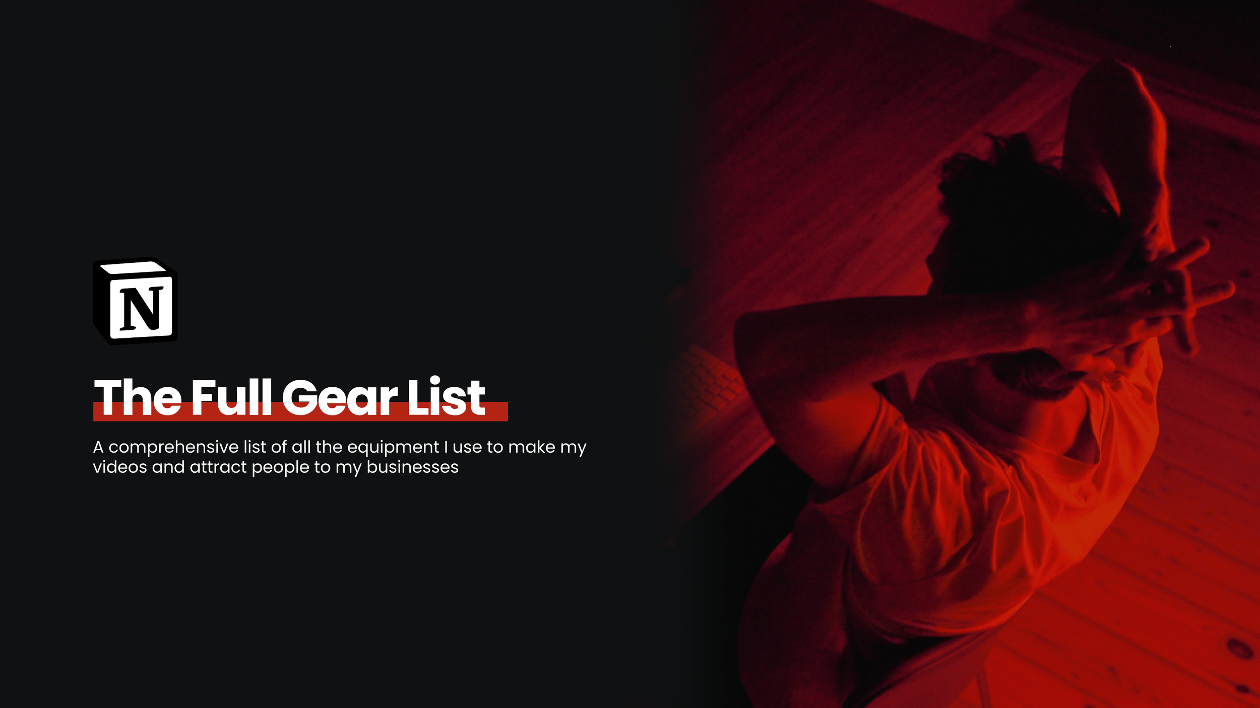 Full Gear List (FREE) + How to Use Copyrighted Music on YouTube