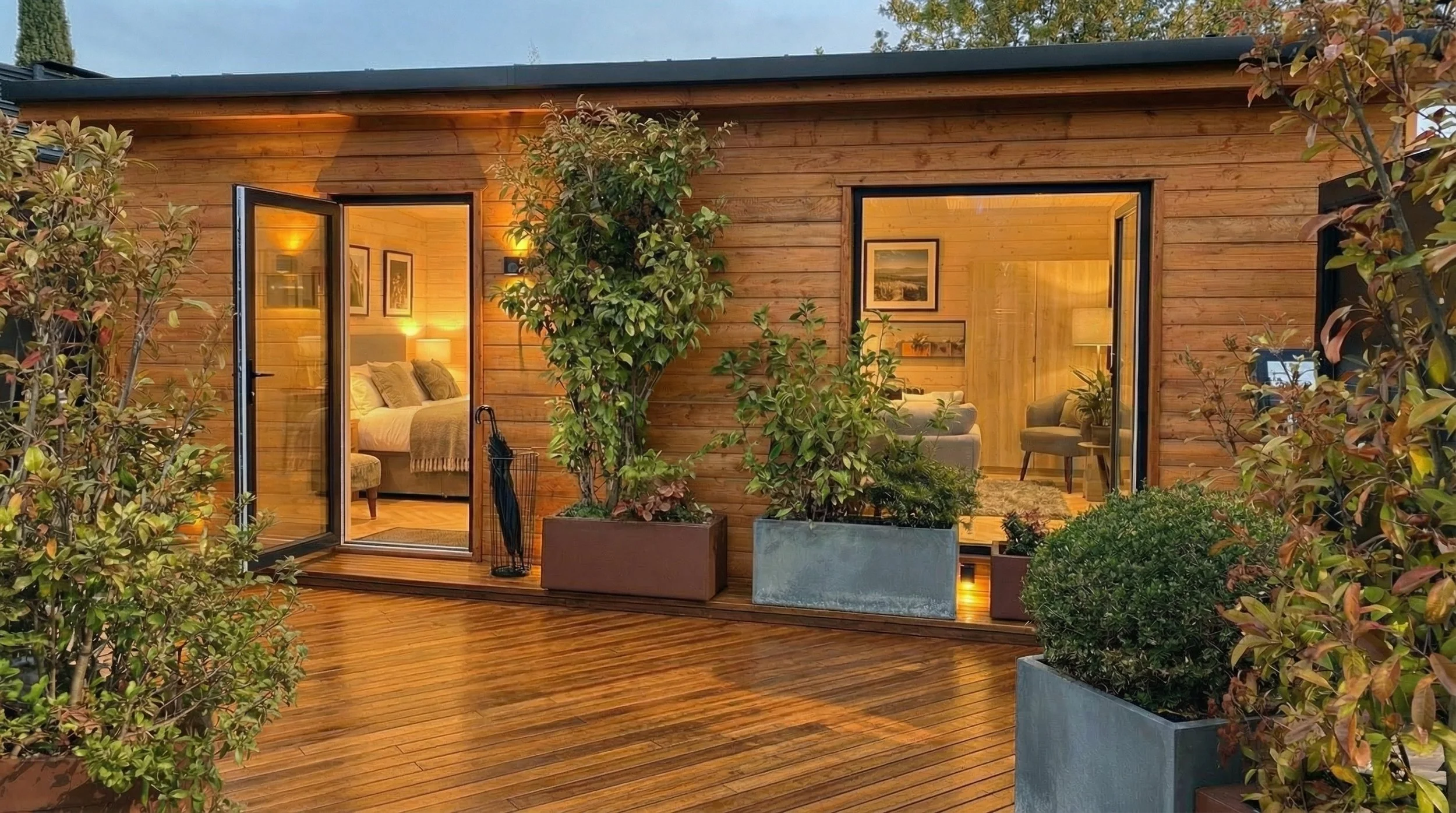 Suite de invitados.                                                  Recibe con privacidad y confort