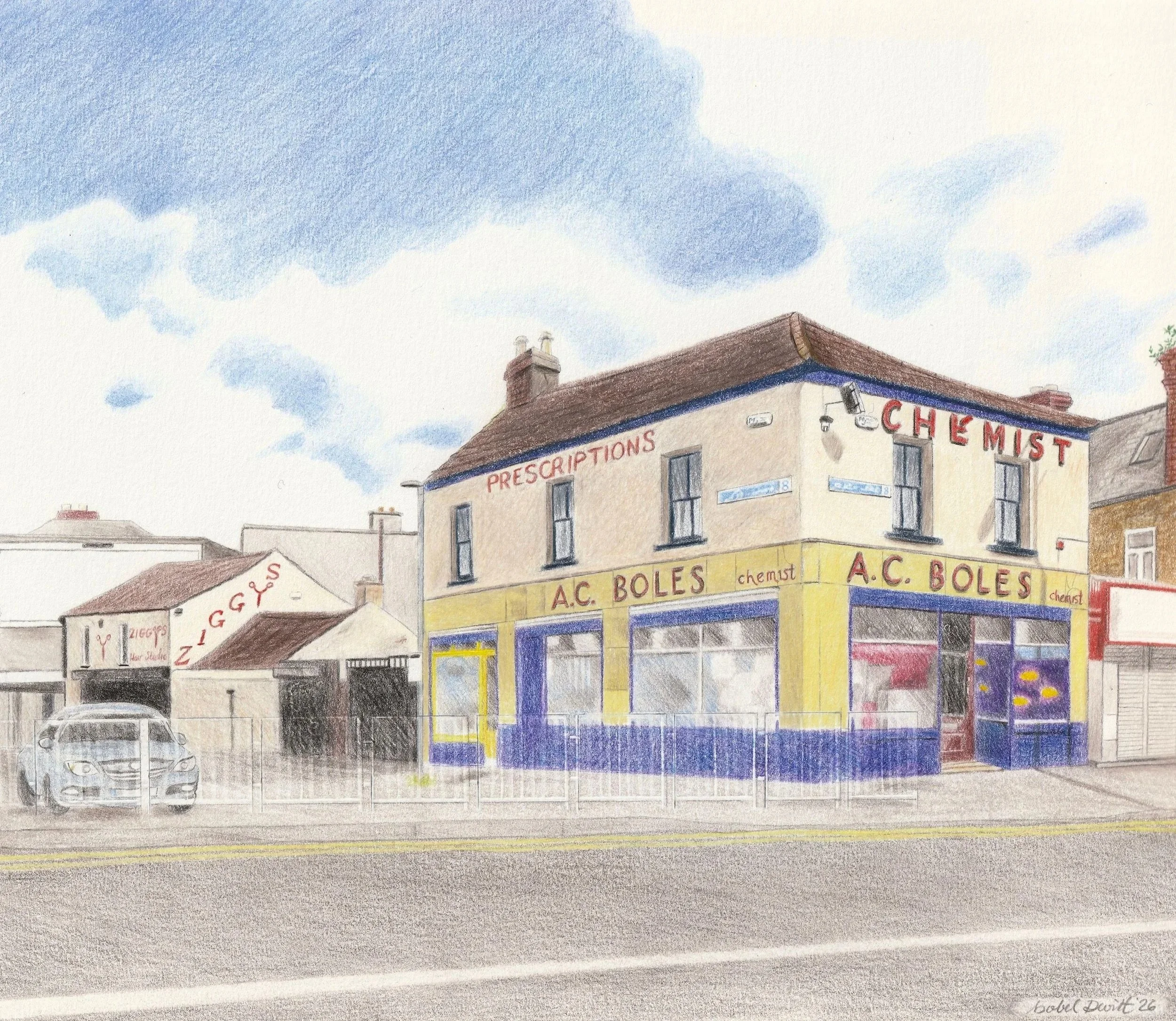 A. C. Boles Chemist, Dolphin's Barn, 2026