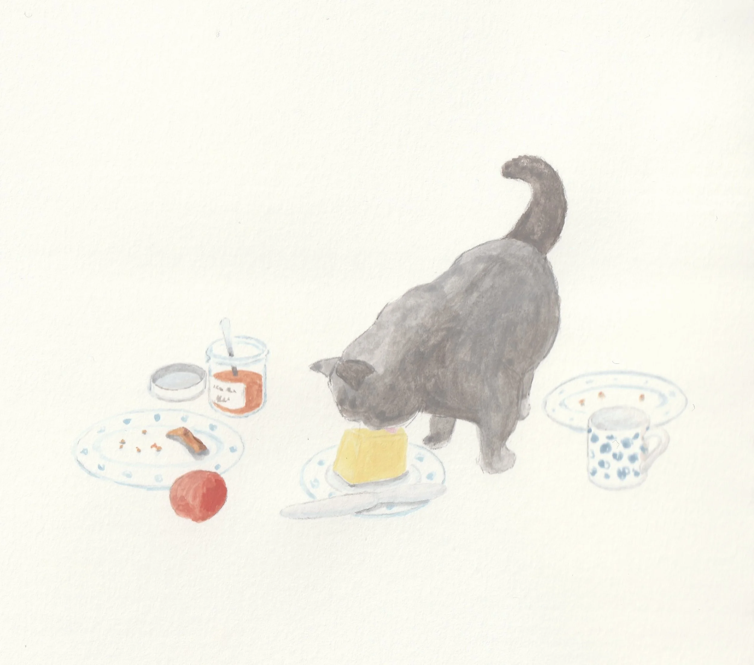 Polly Licking Butter.jpeg
