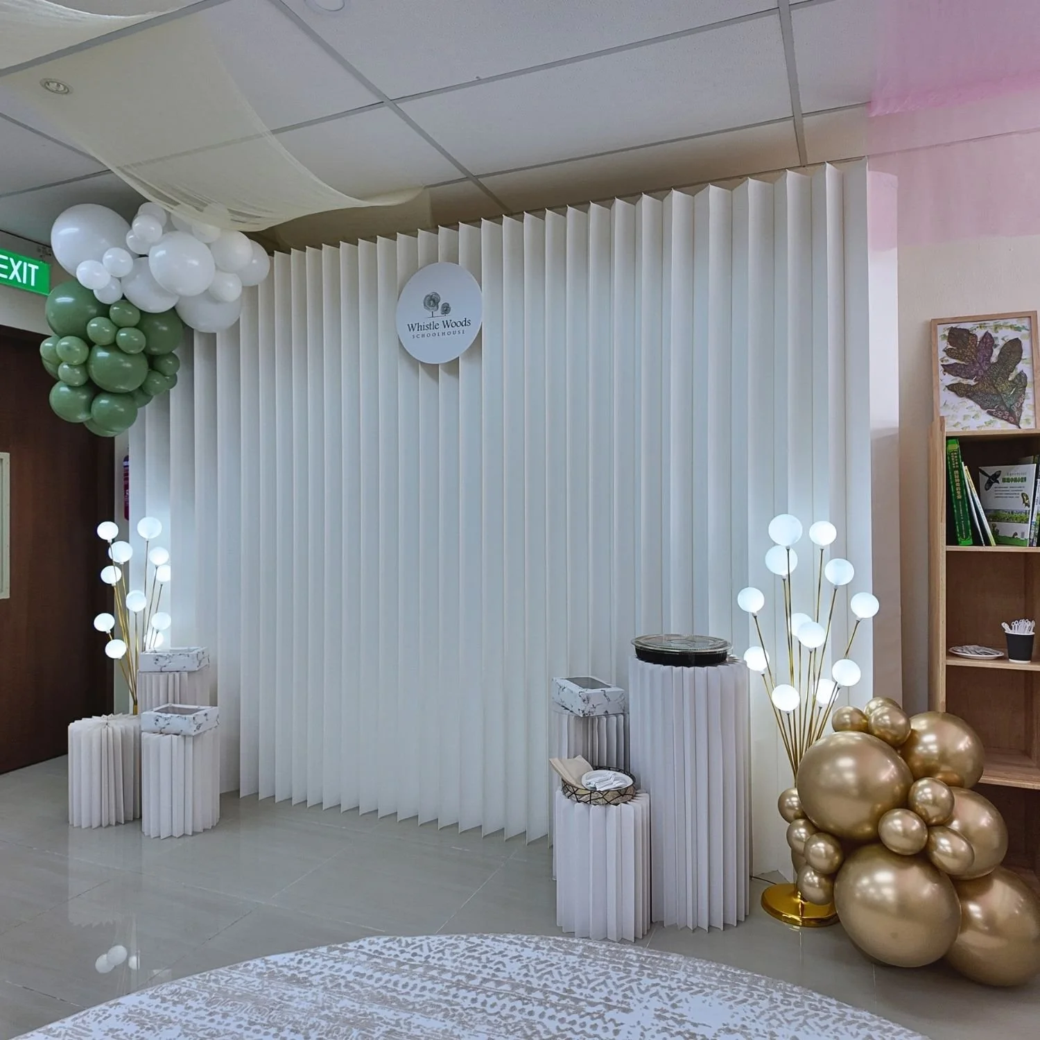 Corporate Pleated Backdrop