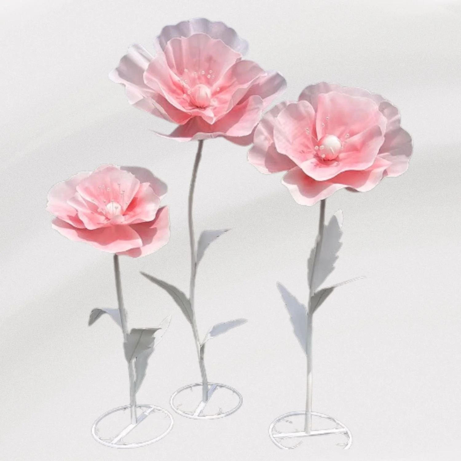 Pink Palette Floral Prop