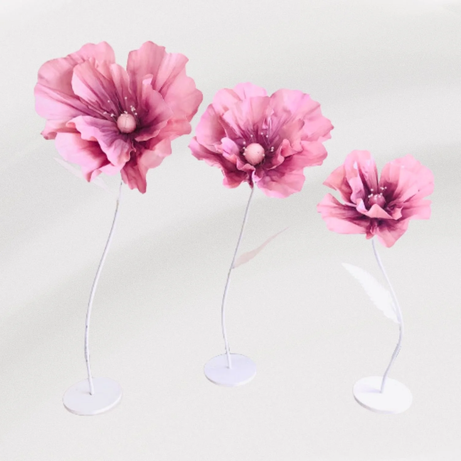 Raspberry Floral Prop