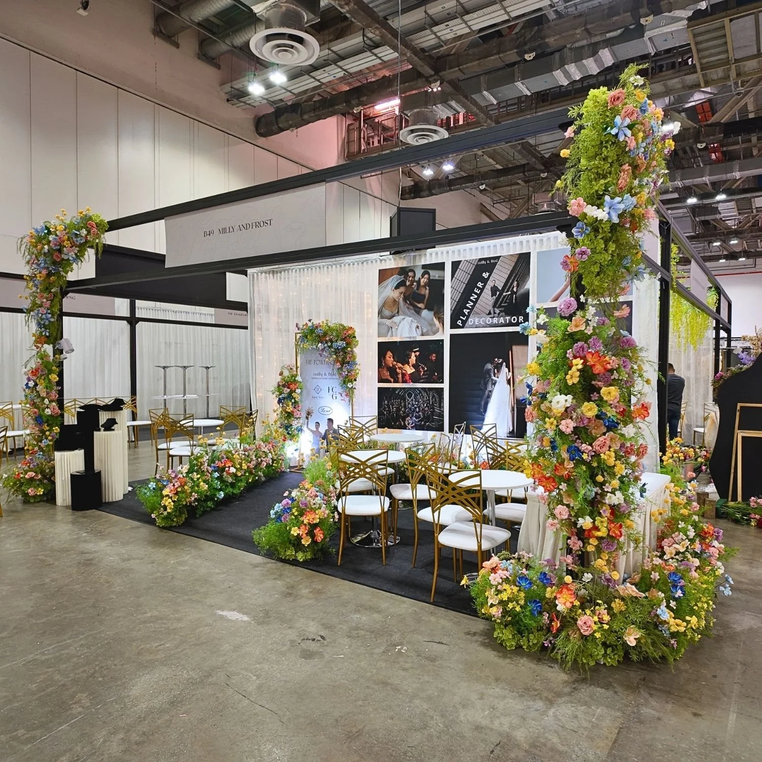 Gazebo Frame Floral Arrangement