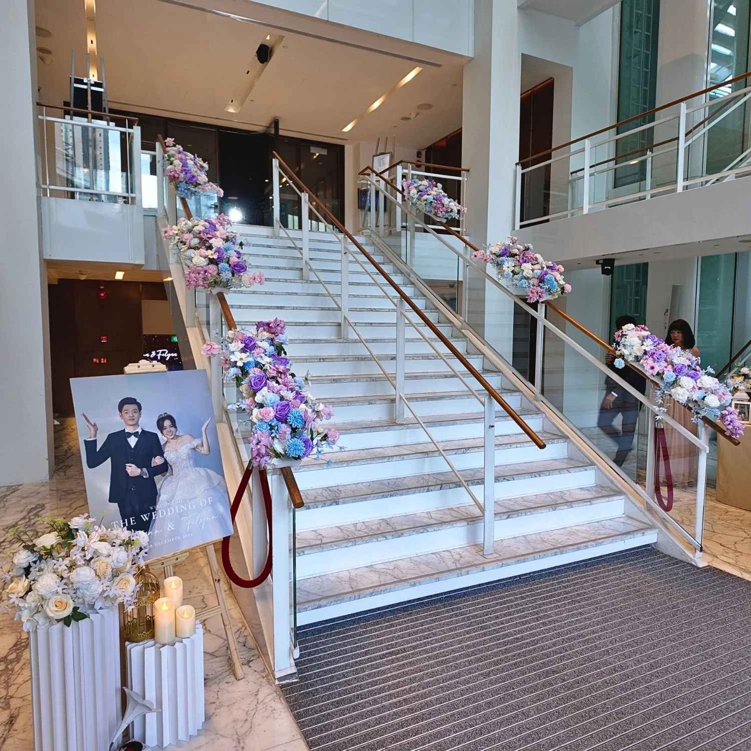 Railing Floral Decoration