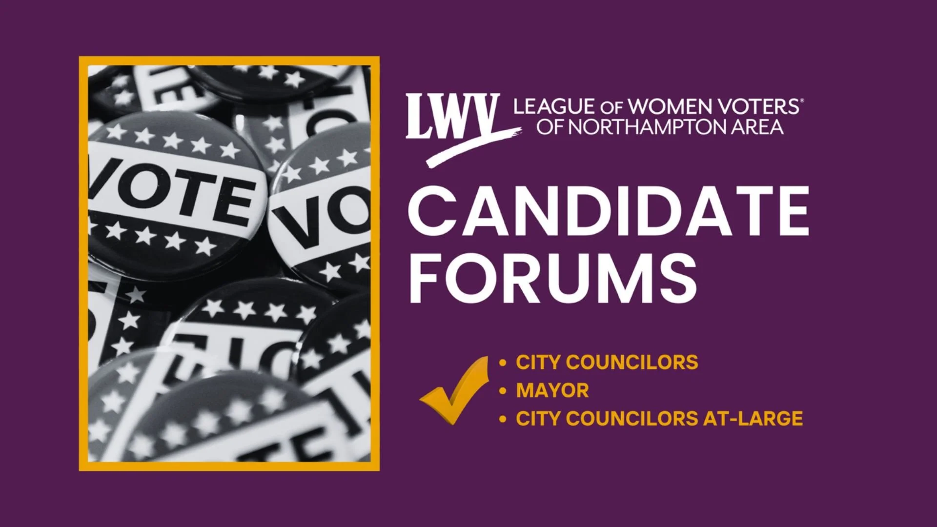Watch the Candidate Debates, presented by League of Women Voters