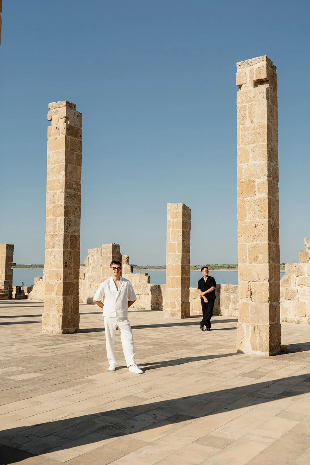 Tqueer couple tonnara di vendicari sicily engagement shoot