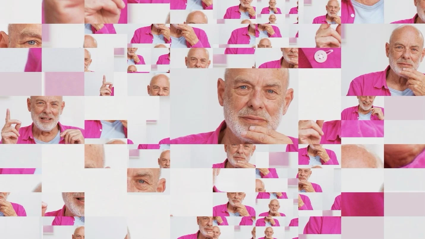 Screen image from Brian Eno's film, Sound & Vision