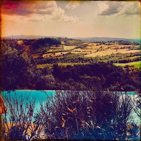 Landscape image with cool mysterious photography and lighting.
