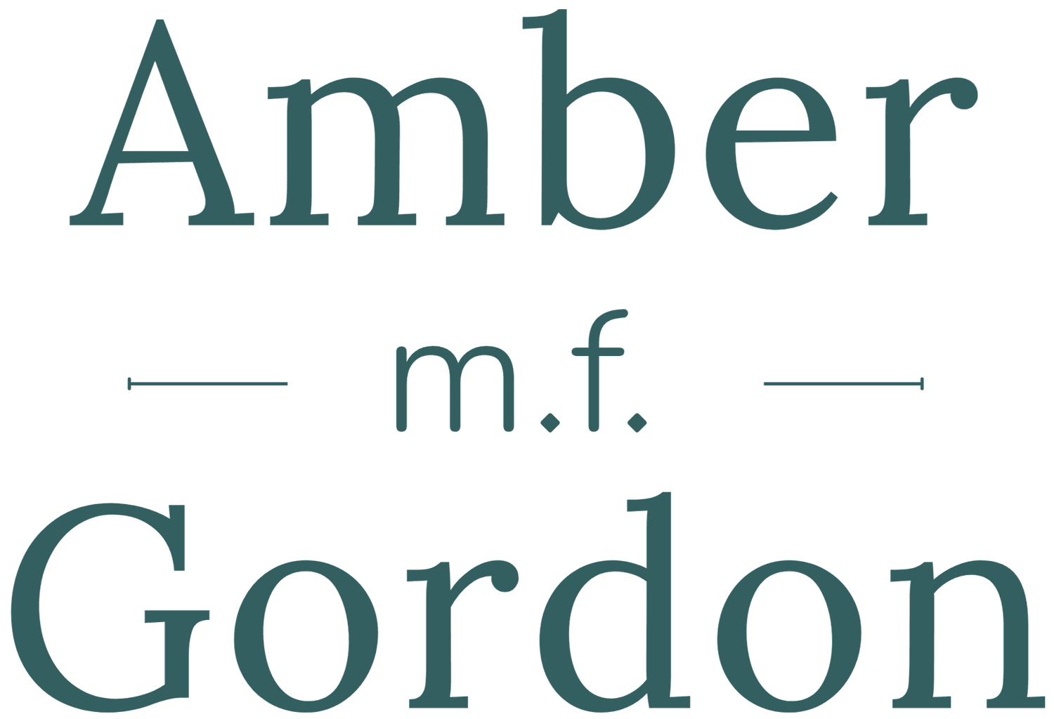 Amber M.F. Gordon