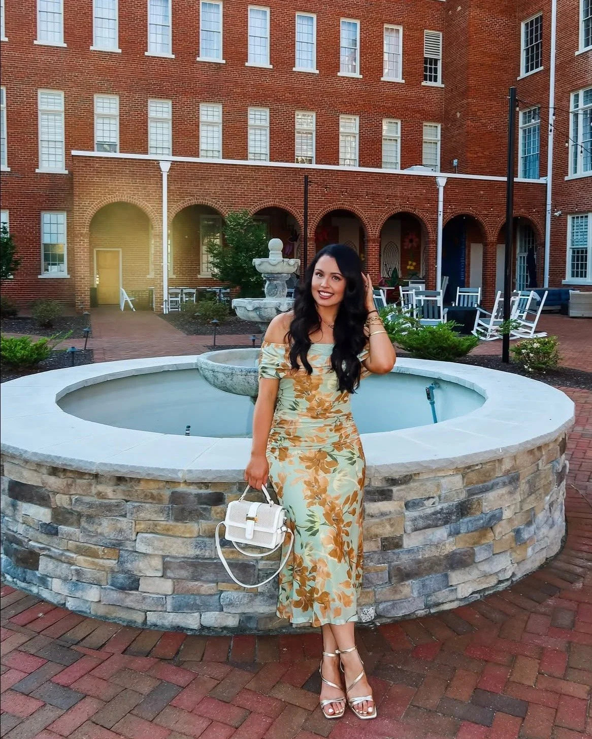 As the cool fall air settles over Virginia, our back courtyard becomes the favorite retreat for hotel guests. Outfitted with comfortable rocking chairs and warm fire pits, it offers a peaceful, open-air space to relax after a day of travel, corporate