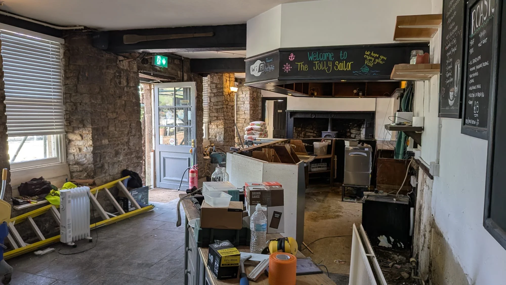 Let the construction commence. 