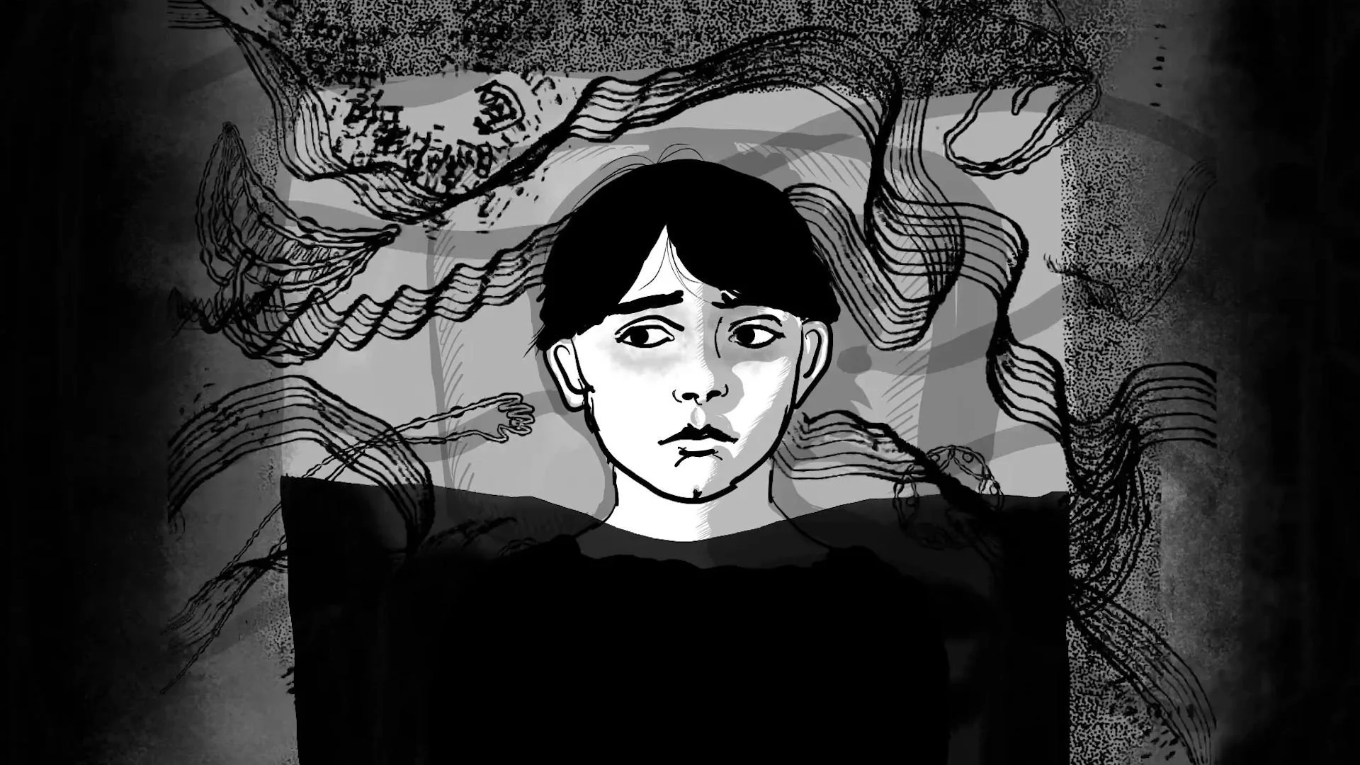 Animated scene from "Sparni"