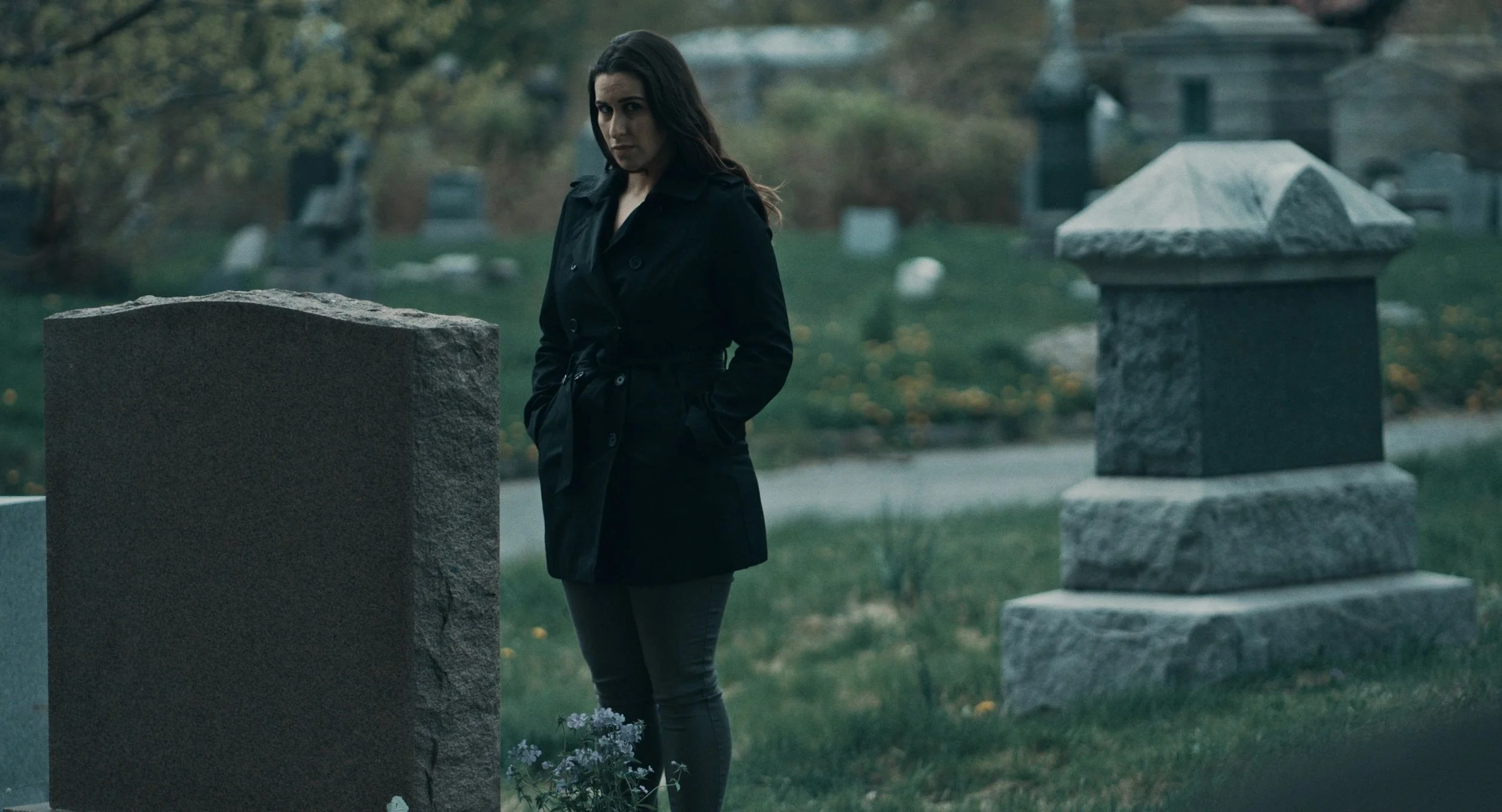 Lauren Hart as Woman at Cemetery