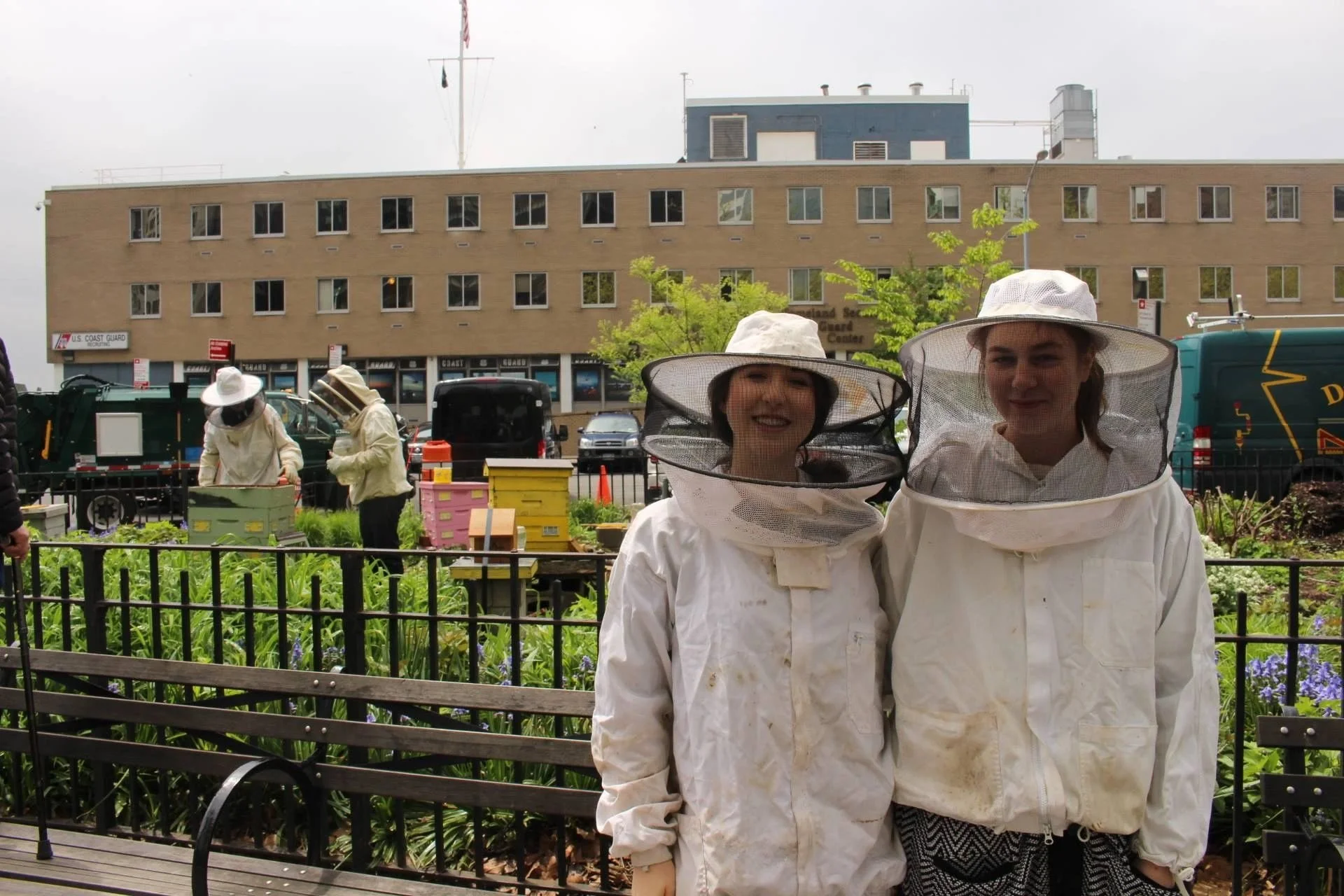 FIT Hives Co-Founders Sarah Langenbach and Shona Neary at the Battery Park Conservatory.