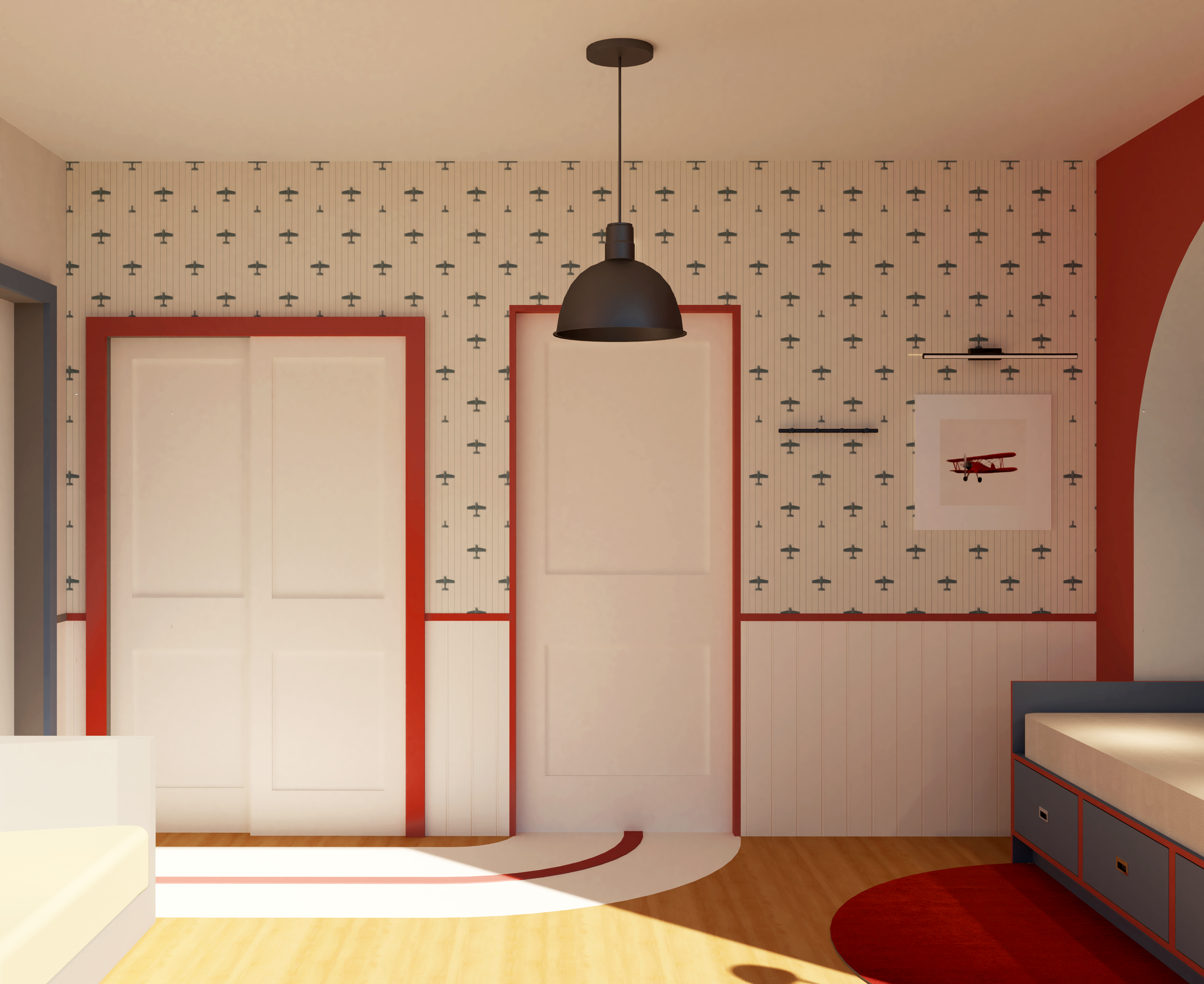 Visually Impaired Kid's Bedroom