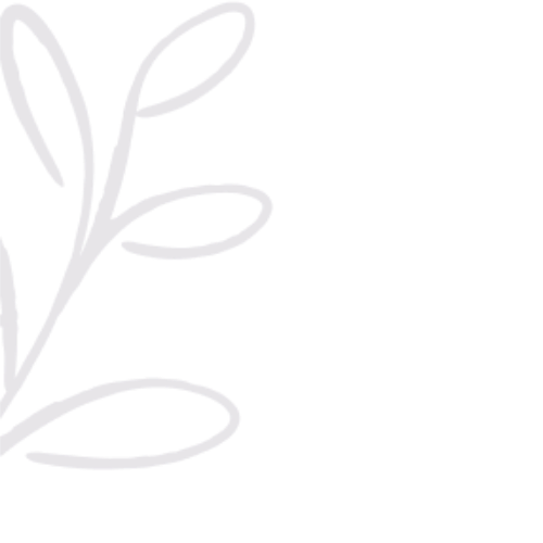 Une illustration simple de branches avec des feuilles, de couleur gris clair sur fond noir.