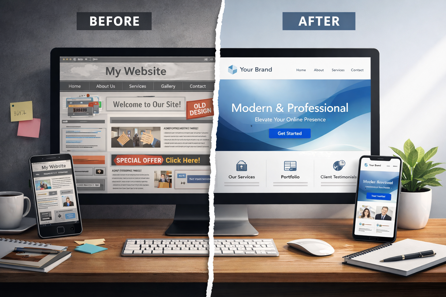 Redesign the Website