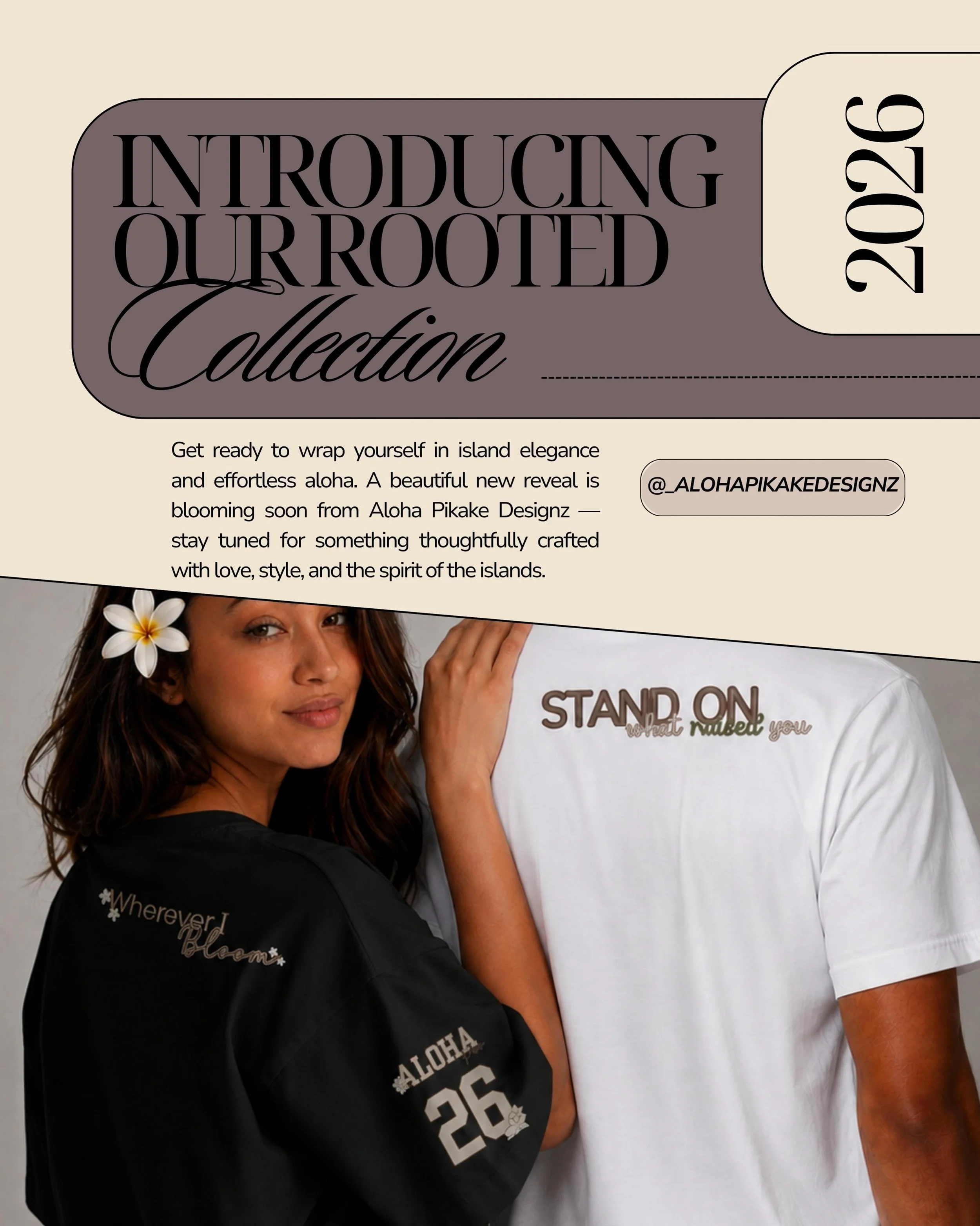 Rooted in culture. Designed with purpose. 🌺🤎

Our Rooted Collection officially launched on 05.10.2026 ✨

Inspired by island values, everyday strength, and the spirit of standing firm in who you are, each piece was thoughtfully created to blend comf