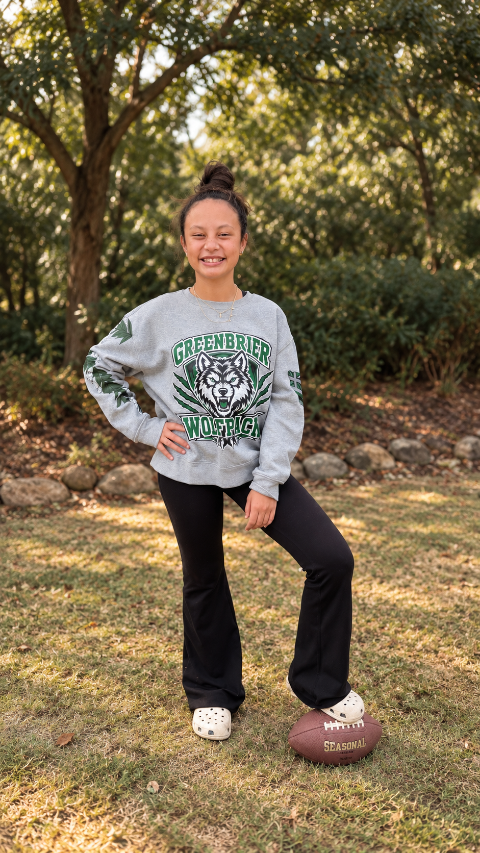 Custom apparel and embroidery created by Aloha Pikake Designz.